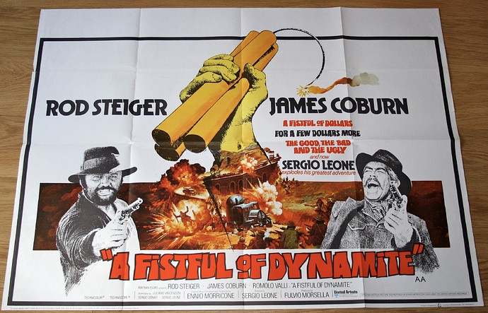 A Fistful of Dynamite - UK Quad