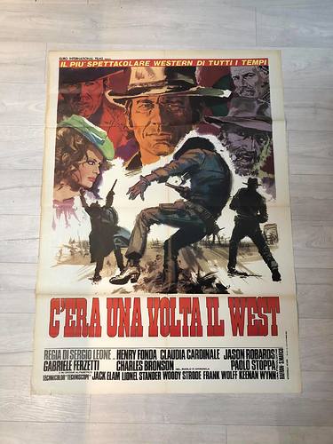 C'era Una Volt il West 2 Fogli - 1972 rare re-release